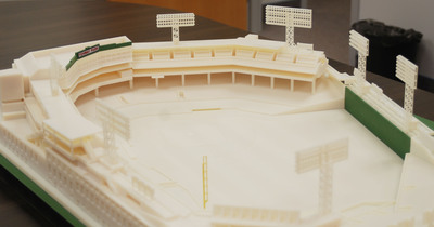 Objet 3D Prints Large-Scale 3D Replica of Fenway Park to Celebrate 100th Anniversary