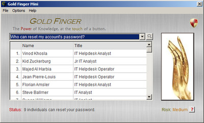Paramount Defenses Announces Availability of Gold Finger Mini, World's First Corporate Identity Theft Prevention Solution
