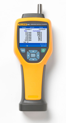 New Fluke 985 Particle Counter delivers high accuracy indoor air quality measurements in a lightweight, rugged device