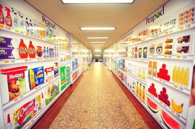 Peapod Transforms Chicago's State And Lake Tunnel Into Virtual Grocery Store