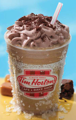 Tim Hortons Cafe &amp; Bake Shop debuts deliciously decadent Caramel Chocolate Brownie Iced Capp Supreme