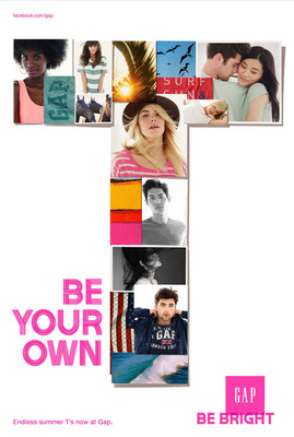 Gap Launches Redesigned T-Shirt Collection With "Be Your Own T" Campaign