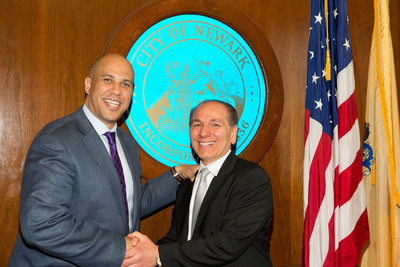 Delta Children's Products CEO Joe Shamie Presented 200 New Baby Cribs To The Hon. Cory Booker At City Hall  For A "Newark Now" Mother's Day Event Tomorrow