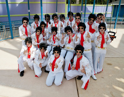 Flying Elvises Take to the Skies on SkyScreamer, Six Flags Great Adventure's Newest Thriller