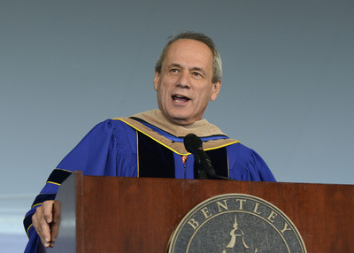 Boston Red Sox President Larry Lucchino Delivers Address at Bentley University's Commencement Ceremony; Chef Ming Tsai Delivers Address at McCallum Graduate School of Business Ceremony
