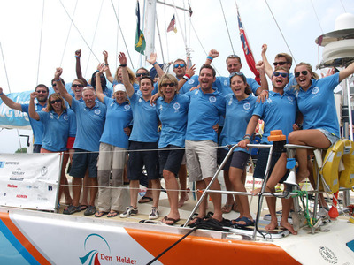 Company Staff Make Up Crew for De Lage Landen Clipper in Round the World Race