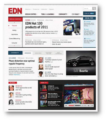Electronic Industry's UBM Electronics Unveils Redesign of EDN.com; Creates First Community-Driven Electronics Design Network