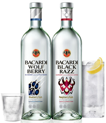 BACARDI Expands Flavored Rum Line with New Flavor and Packaging Innovations: BACARDI® WOLF BERRY and BACARDI® BLACK RAZZ Flavored Rums