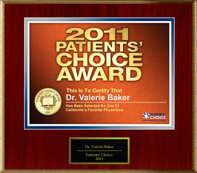 Dr. Valerie Baker/Stanford Fertility and Reproductive Medicine Center Selected For Patients' Choice Award 2011