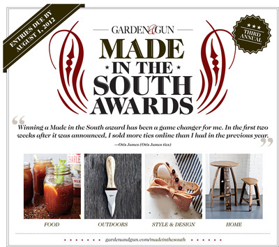 The 3rd Annual Made In The South Awards From Garden &amp; Gun Calls For The Best Of The Best