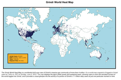Grindr Reaches 4 Million+ Users, Displays Global Influence and Announces the New Grindr