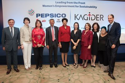 One of the World's Most Powerful Businesswomen Indra Nooyi was Guest of Honor at the Forum Discussing the Position of Women in the Business World