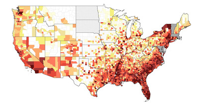 Latest AIDSVu Data Illustrate Impact of HIV by ZIP Code in Major U.S. Cities