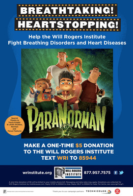 ParaNorman star Norman hosts 2012 Summer Theatrical Fundraising for the Will Rogers Institute