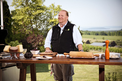 Celebrity Chef Mario Batali Brings His Love Of Cooking To Pure Michigan For A "Made In Michigan" Day