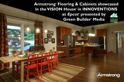 Sustainable Hardwood Flooring And Cabinetry From Armstrong Featured Throughout The VISION House® In INNOVENTIONS At Epcot® Presented By Green Builder® Media