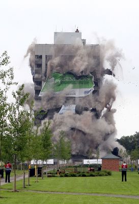 Persimmon Homes Demolishes Coventry Tower Block
