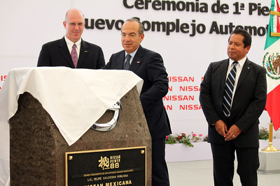 Nissan Begins Construction of New Automotive Complex in Aguascalientes, Mexico; Hosts First Stone Ceremony