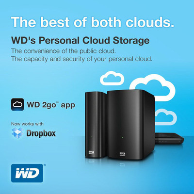 WD® Redefines Personal Cloud With Dropbox Integration