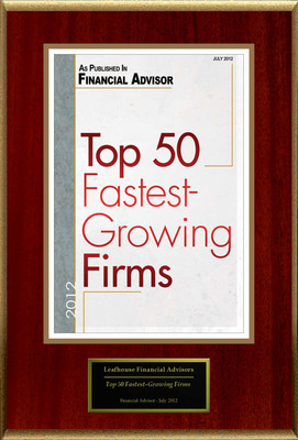 Leafhouse Financial Advisors Selected For "Top 50 Fastest-Growing Firms"