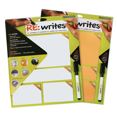 New RE:writes™ Removable, Grippable Dry Erase Notes Make Dry Erase Boards Flexible and Portable