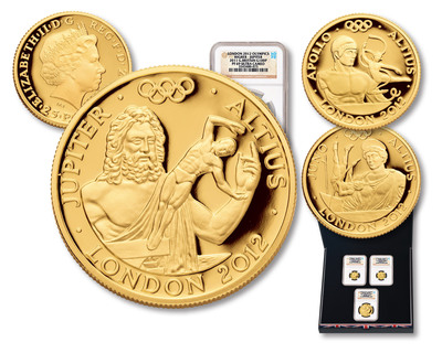 British Royal Mint Releases Olympic Gold and Silver Coin Collection