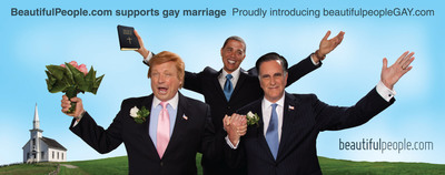 Barack Obama gay marriage billboards censored throughout the US