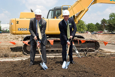 Hub Group Breaks Ground For "Green" Headquarters