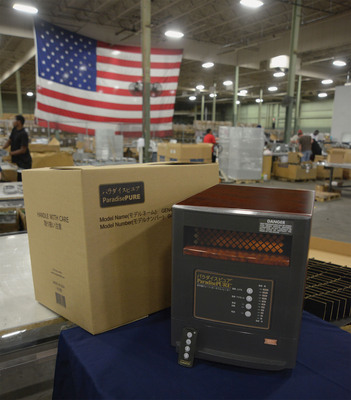 Midwest Firm Readies to Export 10,000 Units of American-made ParadisePURE® Infrared Heaters to Japan