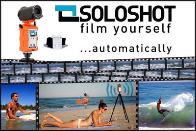 SOLOSHOT automatic cameraman tripod system lets athletes, parents, and filmmakers get video footage of the action without needing someone to hold a camera - it automatically keeps almost any camera pointed towards the subject. SOLOSHOT will track and film moving subjects at speeds as fast as 140 mph and at distances up to 2000 feet.  (PRNewsFoto/Soloshot Inc.)