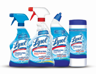 LYSOL® Launches Line of Hydrogen Peroxide Products That Marks a New Era in Household Cleaning