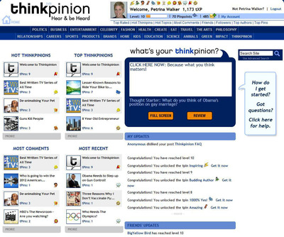 Thinkpinion.com To Make Social Media More Colorful &amp; Thought-Provoking, Moving Well Beyond Political Correctness