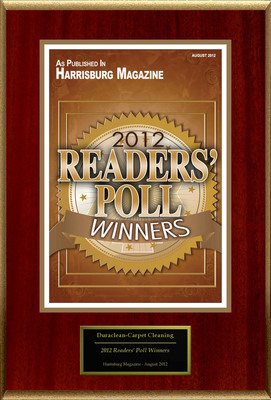 Duraclean Solutions Selected For "2012 Readers' Poll Winners"