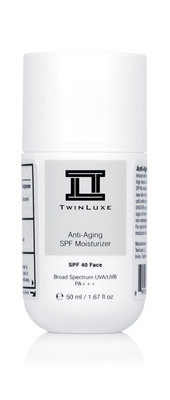 Luxury Men's Grooming And Skin Care Line, TwinLuxe™, Launches "Anti-Aging SPF Moisturizer" Infused With New Technology Stem Cells