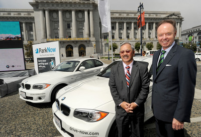 BMW Group Announces Launch of ParkNow Mobile Parking Service and Details DriveNow Car-Sharing Service, Featuring 70 All-Electric BMW ActiveE Vehicles, in San Francisco