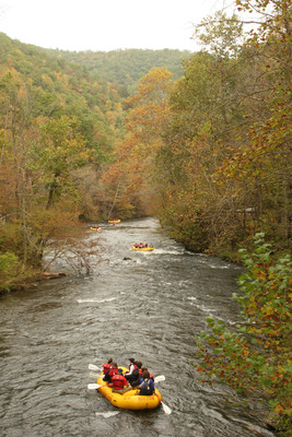 Experience a unique way of "Leaf Peeping" this fall by visiting the Nantahala Outdoor Center
