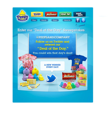 PEEPS &amp; COMPANY® Announces "Deal of the Day" Sweepstakes
