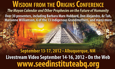 Conferência Wisdom from the Origins: O Calendário Maia e Outras Profecias sobre o Futuro da Humanidade