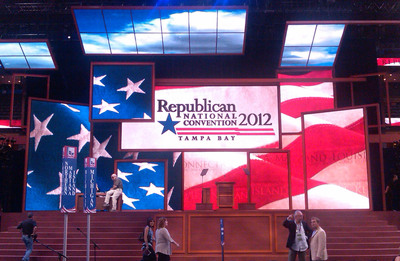 2012 Republican National Convention Set Created By Jack Morton Team Raised The Bar  For Political Stage Design