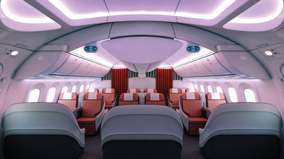 Branding agency MBLM designs next-generation cabin interior for LAN Airlines' new B787