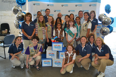 Astoria Federal Savings and Long Island Girl Scouts Distribute School Supplies to Local Children