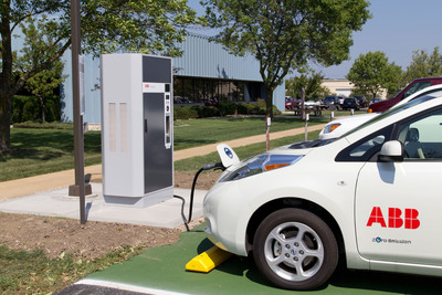 ABB's First US-Based Fast Charger for Electric Vehicles Ready for "Plug Ins" in New Berlin, Wisconsin