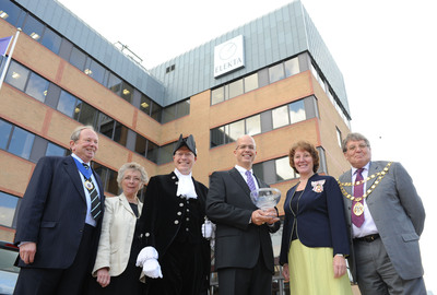 Lord Lieutenant of West Sussex Presents Queen's Award for Enterprise to Elekta