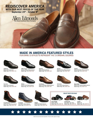 Allen Edmonds Celebrates 90 Years Of American Manufacturing With Their Largest Sale Of The Year
