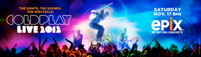 EPIX To Premiere Coldplay Live 2012 Tour Film