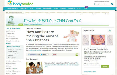 BabyCenter® Study Reveals Moms and Dads Disagree Over Family Finances