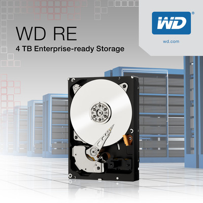 WD® Maximizes Enterprise Storage With 4 TB WD RE SAS, WD RE SATA Hard Drives