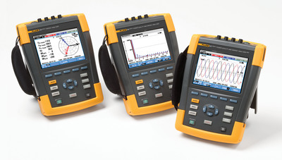 The new Fluke 437 Series II Power Quality and Energy Analyzer captures 400 Hz measurements in critical avionic and military power systems