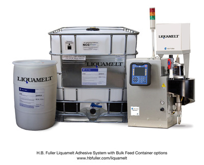 H.B. Fuller Announces Bulk Feed Capability and System Network Option for the Liquamelt® Adhesive System