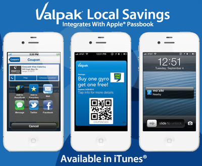 Valpak® Integrates Local Coupons in New Apple® Passbook